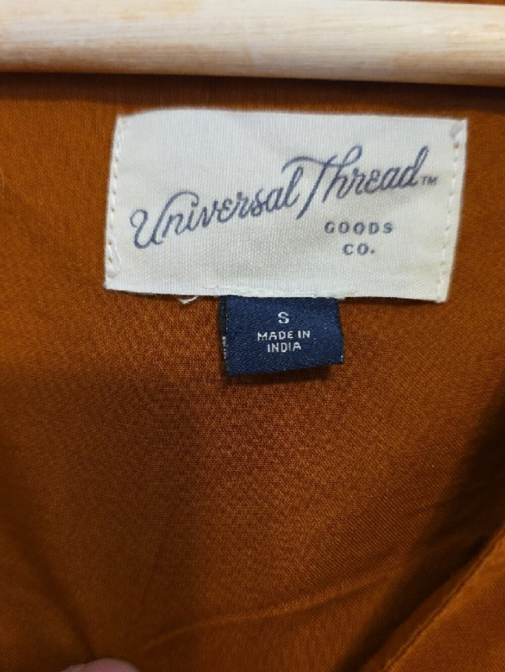 Universal Thread Rust Eyelet Mini Dress - Picture 2 of 4